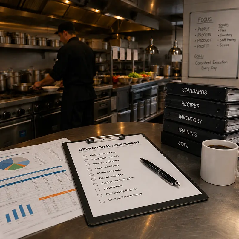 Outside kitchen assessments provide important operations insight.