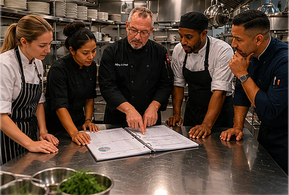 Chef Jeffrey O'Neil provides ongoing organization support